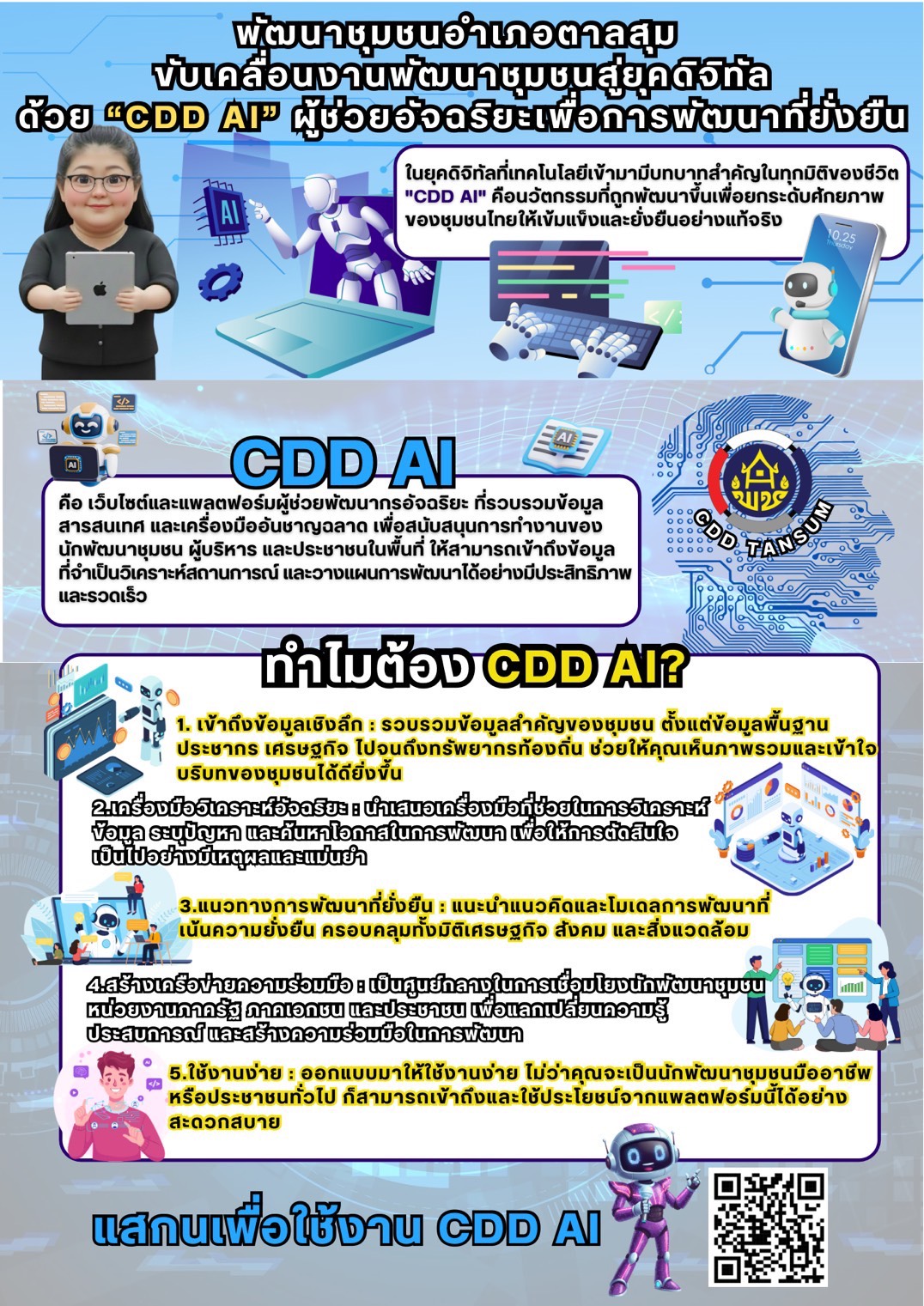 เชิญชวนใช้ CDD AI