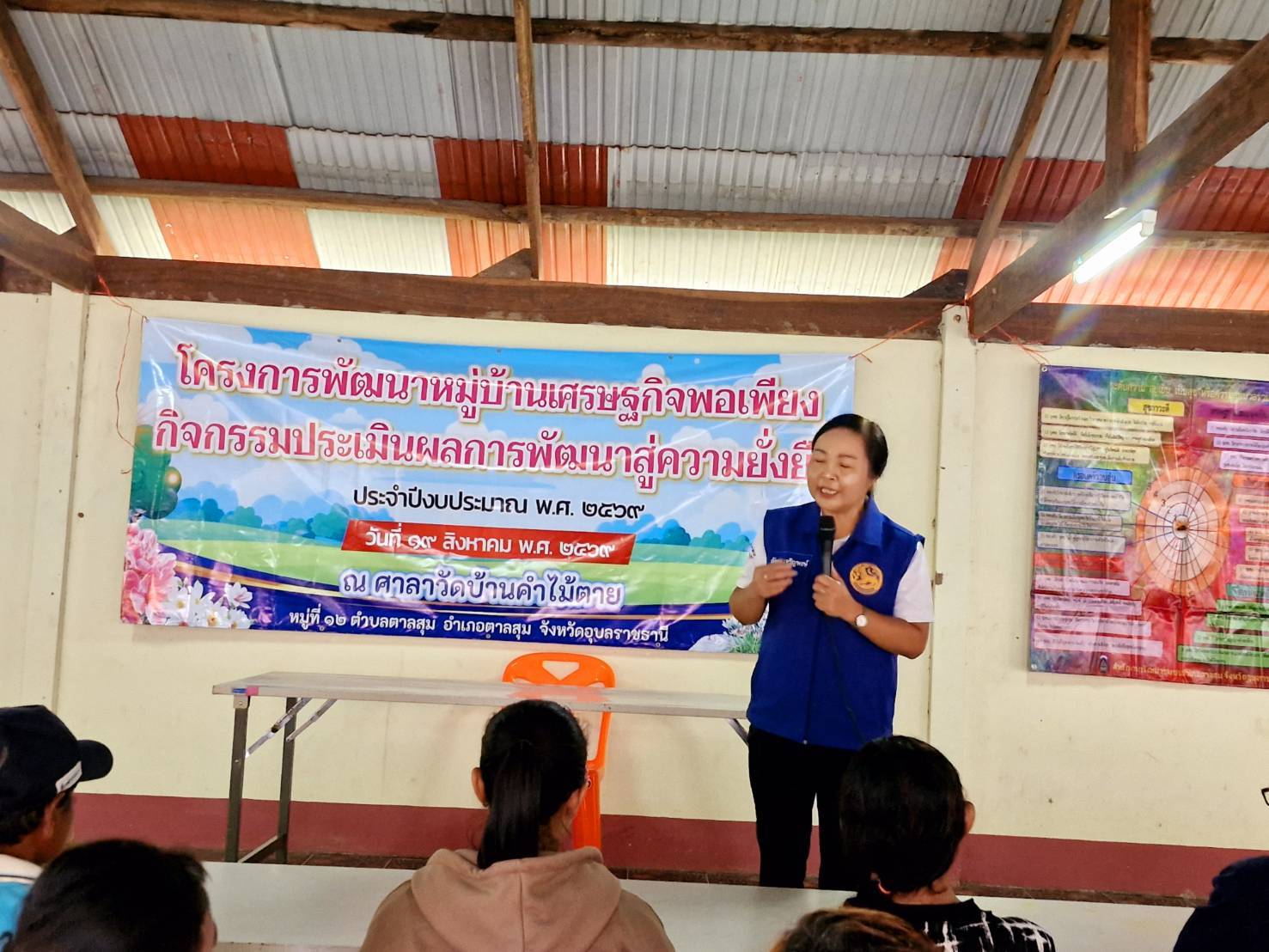 พช ตาลสุม ดำเนินโครงการพัฒนาหมู่บ้านเศรษฐกิจพอเพียง กิจกรรมประเมินผลการพัฒนาสู่ความยั่งยืน ประจำปีงบประมาณ พ.ศ.2569