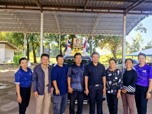 ข่าวประชาสัมพันธ์ พช.ตาลสุม ลงพื้นที่ติดตามการจัดรถอัญเชิญเงินพระราชทานขวัญถุงกองทุนแม่ของแผ่นดินบ้านจิกลุ่ม หมู่ที่ 2 ตำบลจิกเทิง